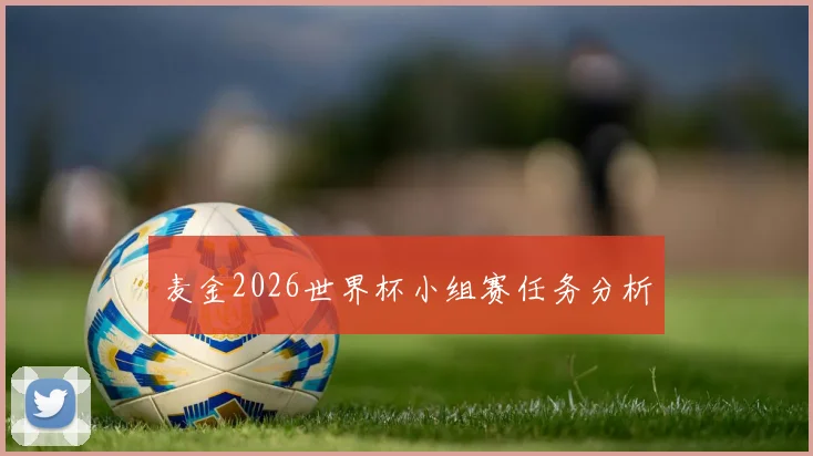 麦金2026世界杯小组赛任务分析